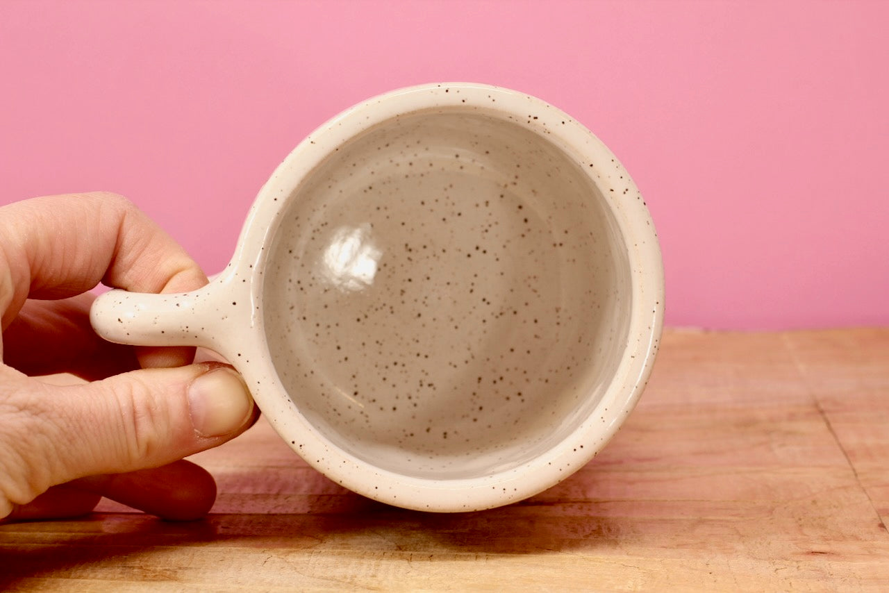 Strawberry Stamped Mug Rainbow #121- (13.5 oz.)