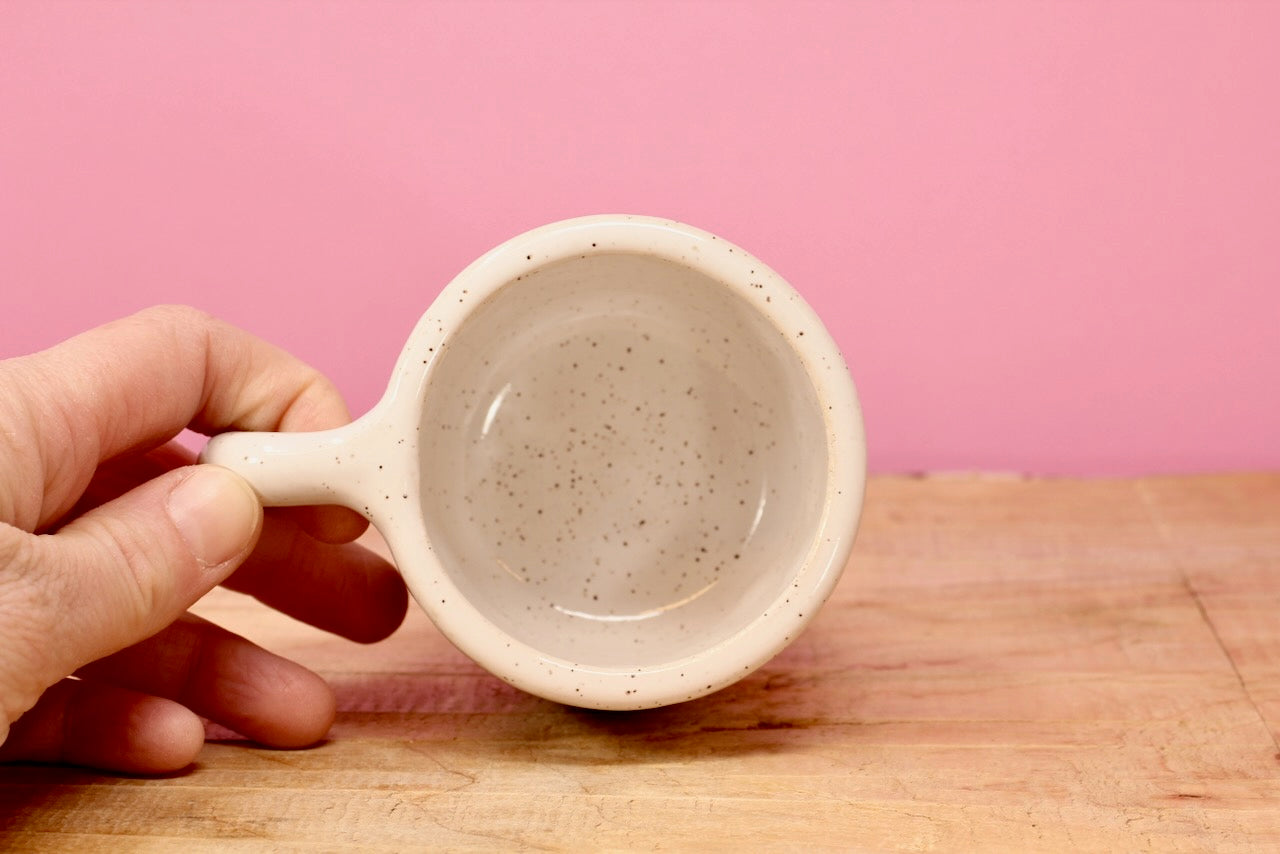 Strawberry Stamped MINI Mug Rainbow #130- (5 oz.)