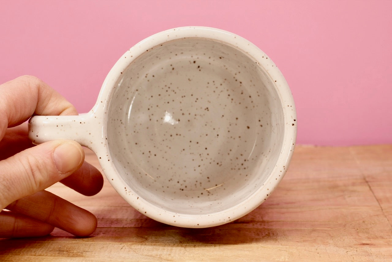 Donut Mug Speckled #131- (14 oz.)