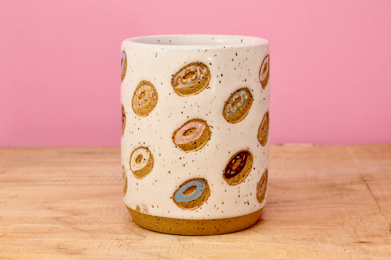 Donut Tumbler Speckled #134- (10 oz.)