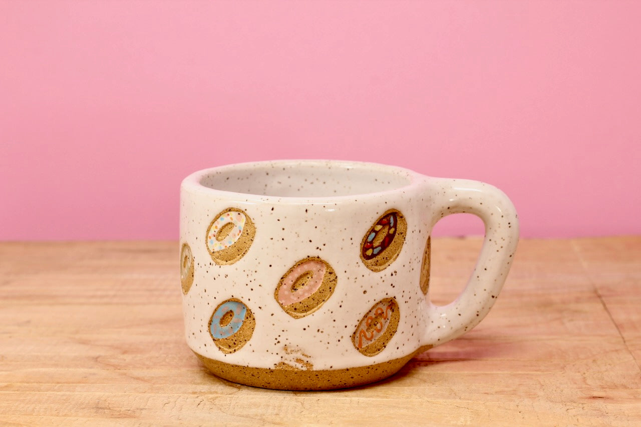 Donut MINI Mug Speckled #135- (6 oz.)