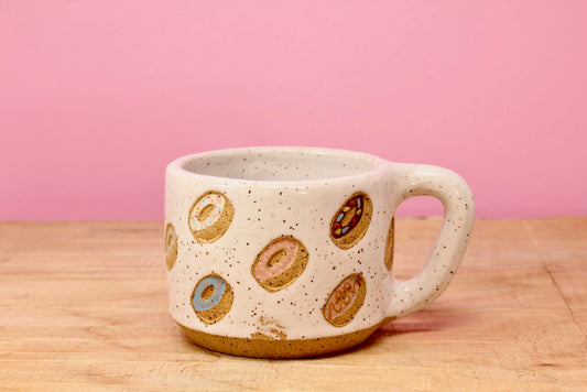 Donut MINI Mug Speckled #135- (6 oz.)