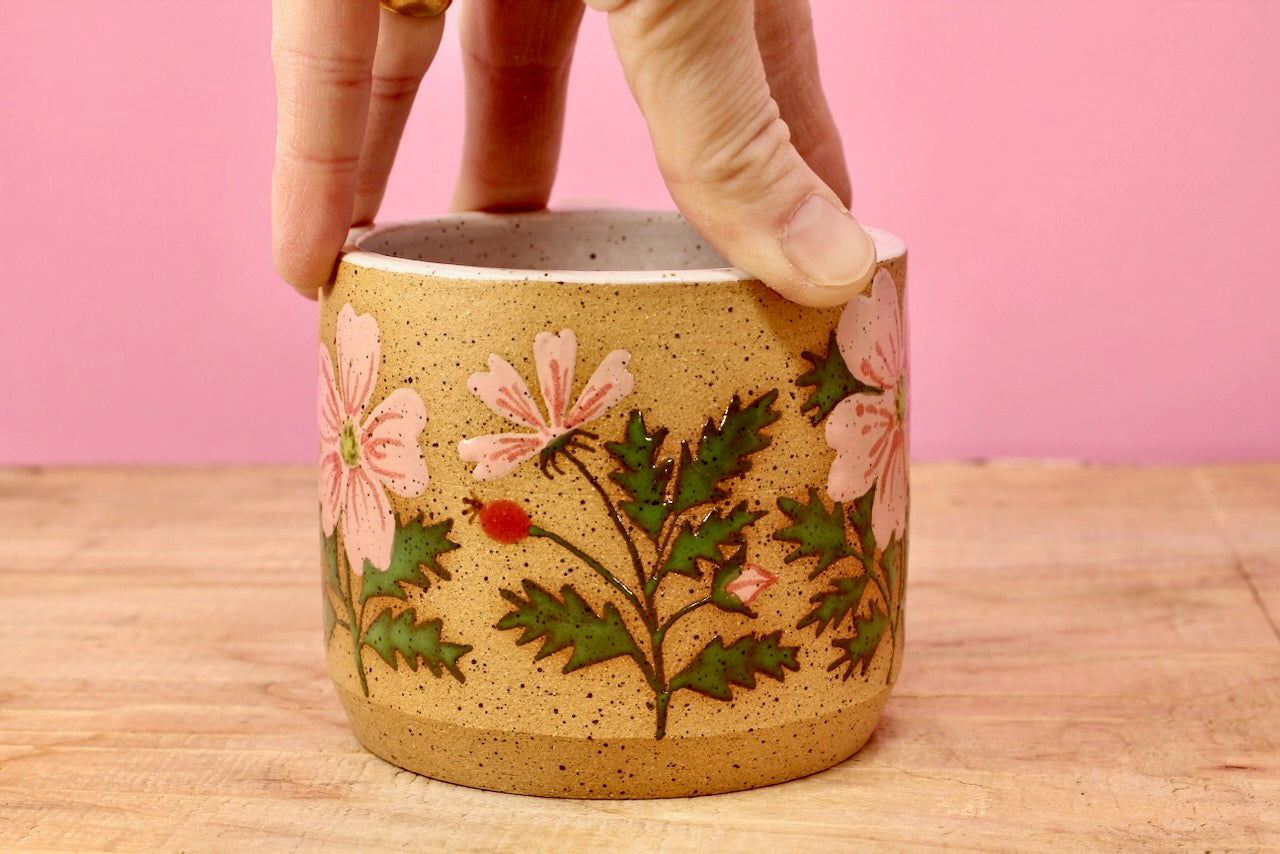 Wild Rose Mug #141- (12 oz.)