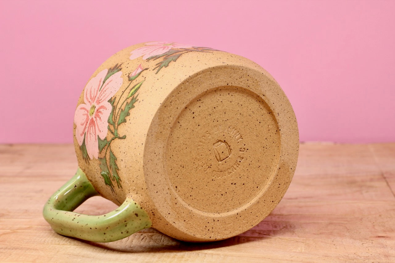 Wild Rose Mug #141- (12 oz.)