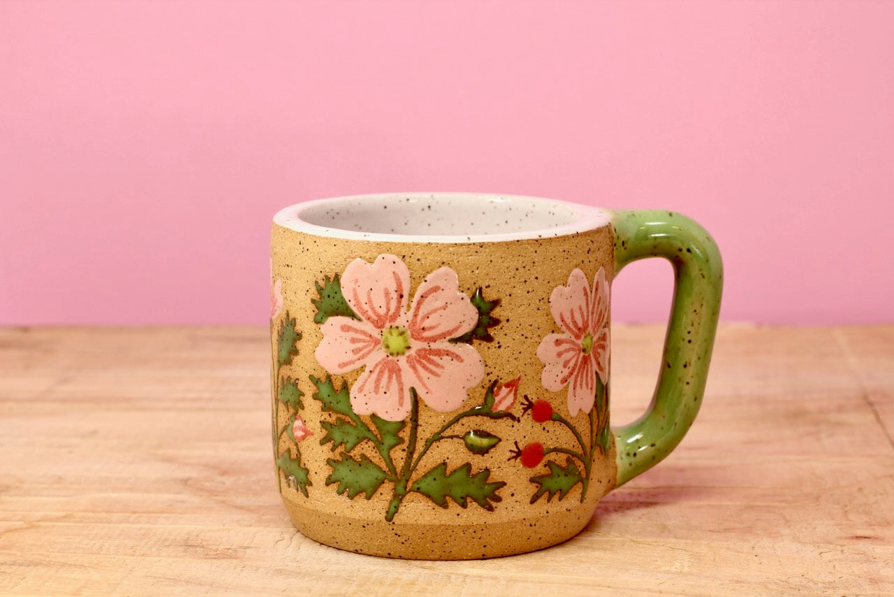 Wild Rose MINI Mug #145- (7 oz.)