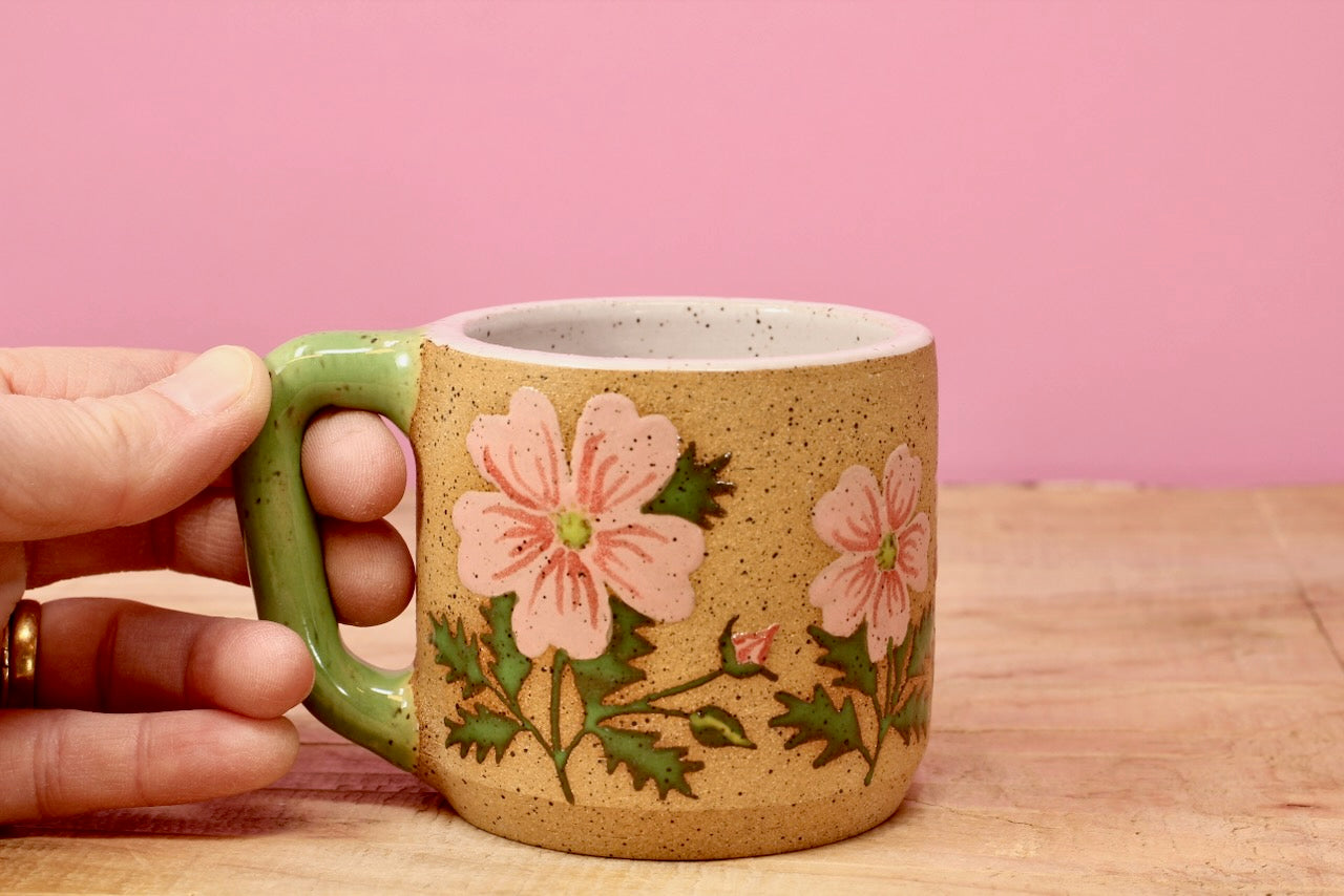 Wild Rose MINI Mug #145- (7 oz.)