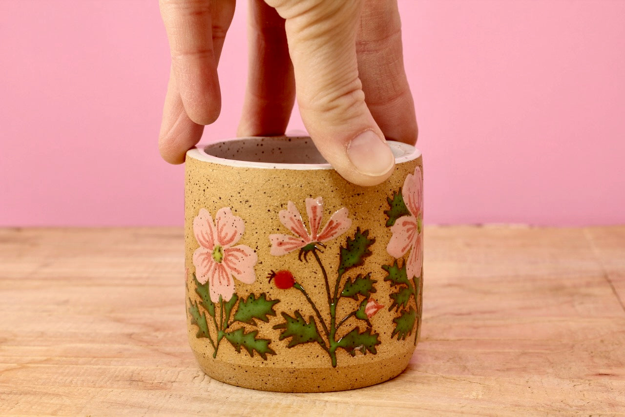 Wild Rose MINI Mug #145- (7 oz.)