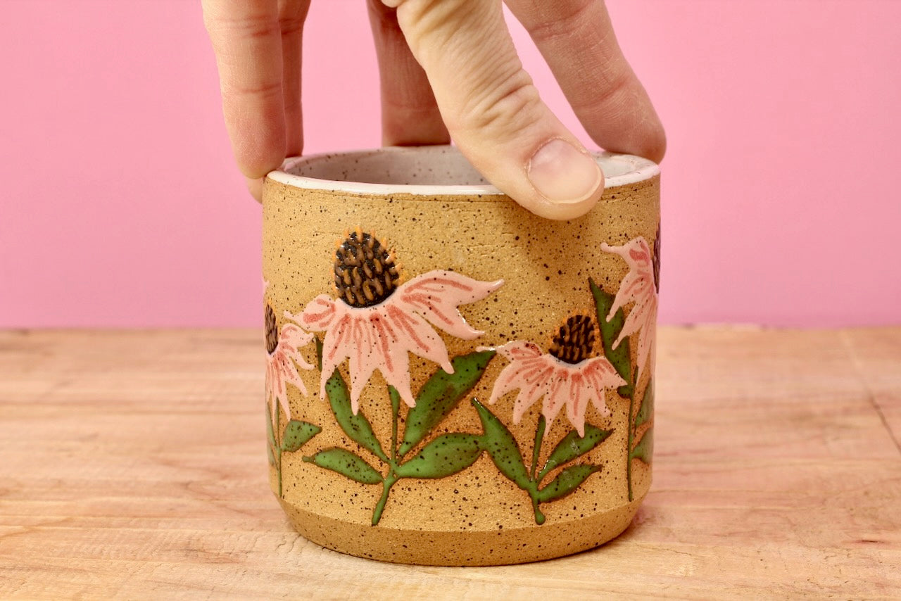 Wildflower Echinacea Mug #154- (11 oz.)