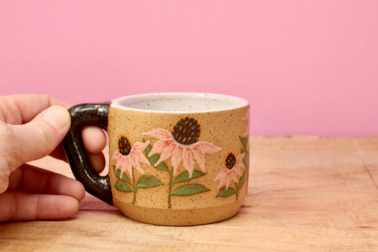 Wildflower Echinacea MINI Mug #156- (6 oz.)