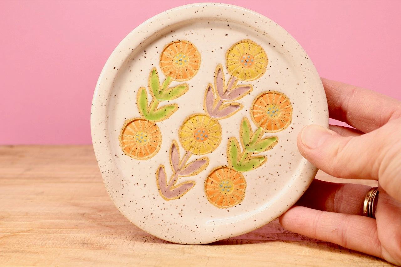 Spoon Rest- Flower Chain #176