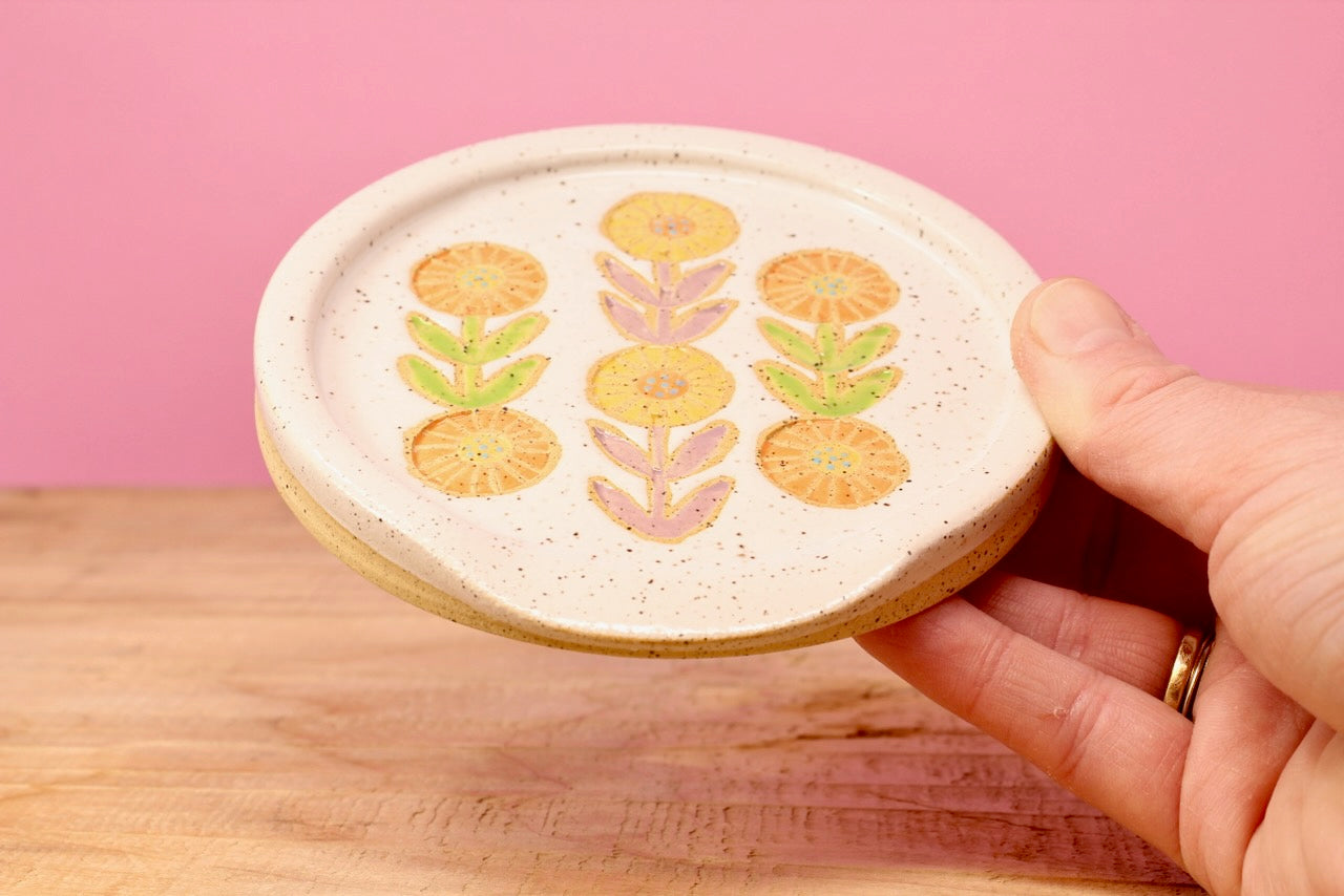 Spoon Rest- Flower Chain #176