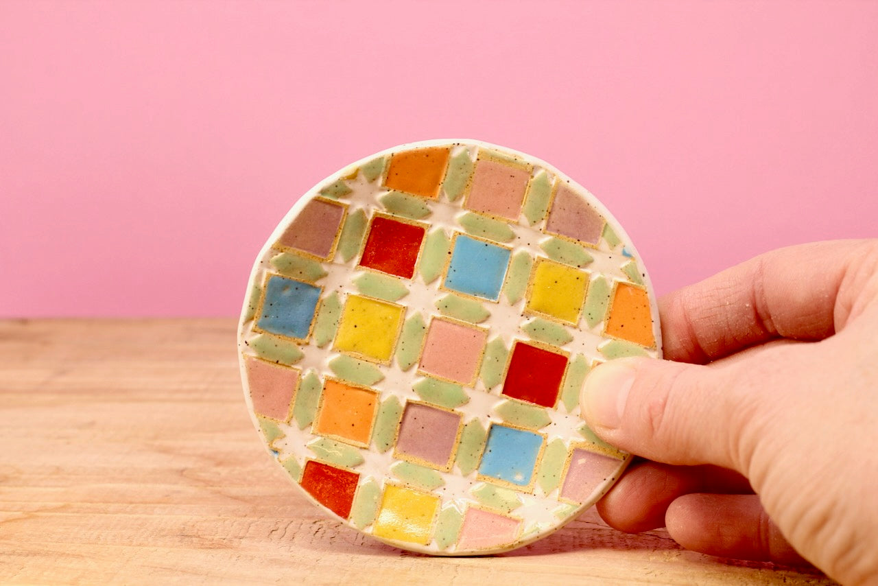 Small Jewellery Dish- Sawtooth Star #177