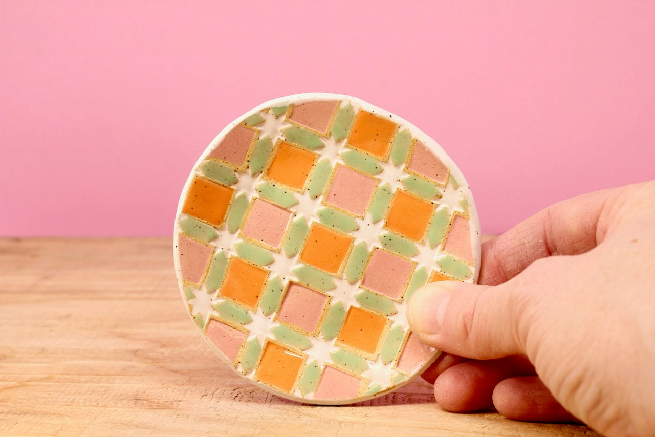 Small Jewellery Dish- Sawtooth Star #178