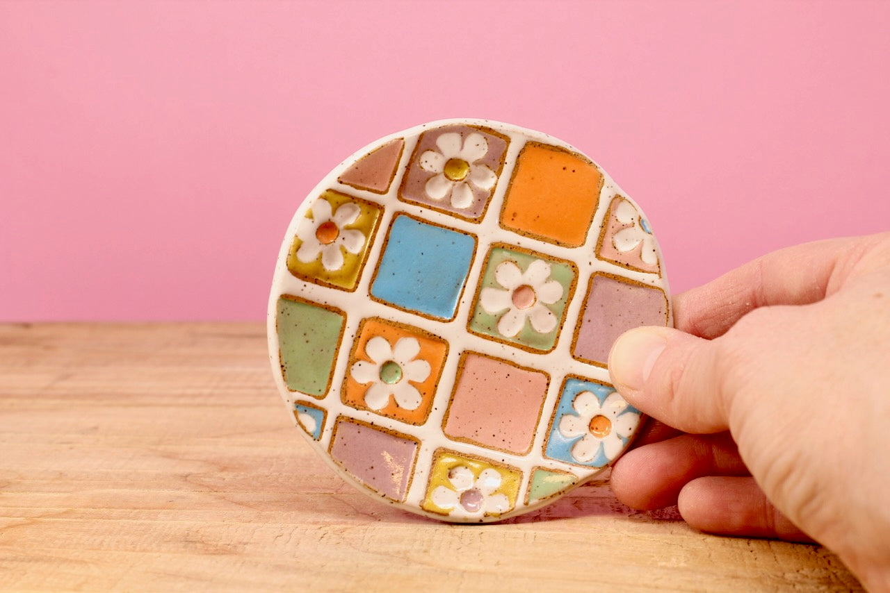 Small Jewellery Dish- Flower Block #181