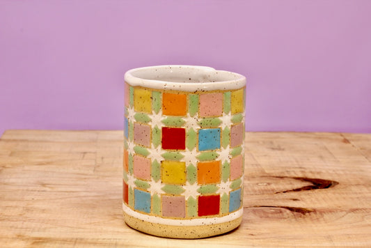 Sawtooth Star Tumbler #24- (8.5 oz.)