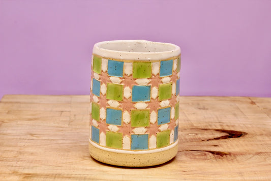 Sawtooth Star Tumbler #25- (8.5 oz.)