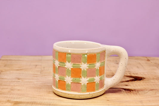 Sawtooth Star MINI Mug #27- (5.5 oz.)