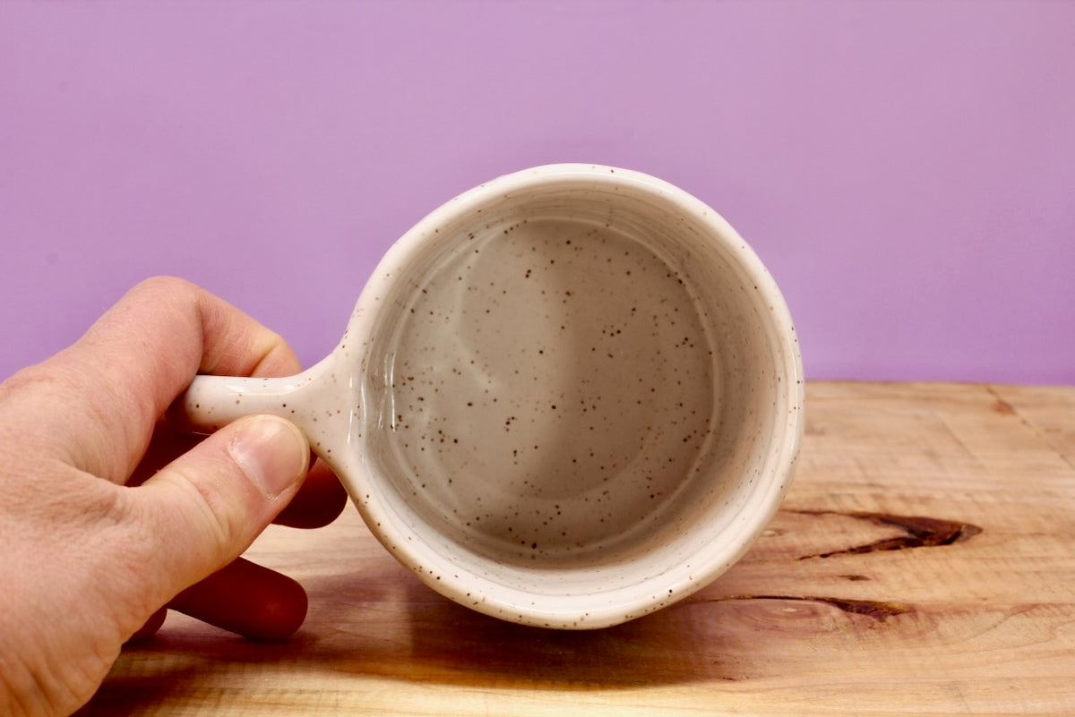 Flower Block Mug #30-( 12.5oz.)