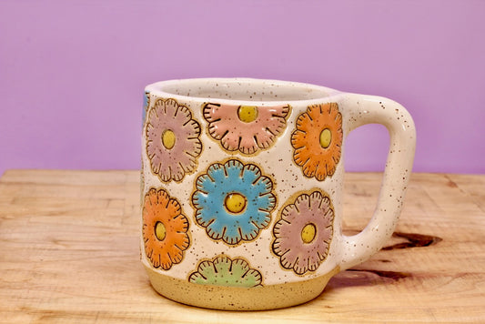Sugar Cookie Flower Mug #70- (12 oz.)