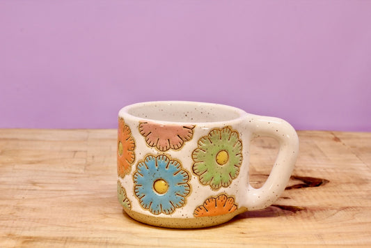 Sugar Cookie Flower MINI Mug #77- (6 oz.)