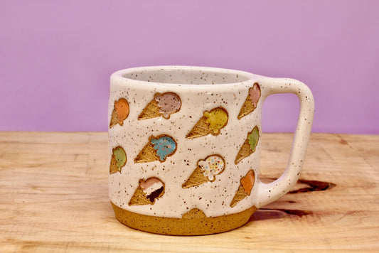 Ice Cream Cone Mug #95- (10 oz.)