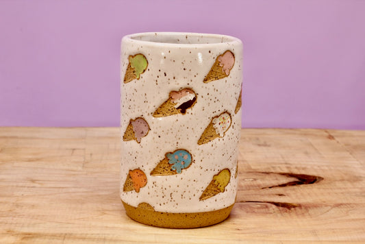 Ice Cream Cone Tumbler #96- (8.5 oz.)