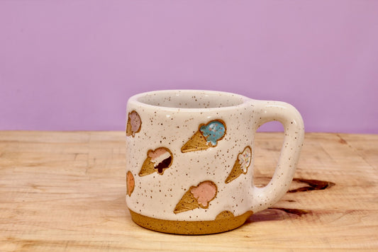 Ice Cream Cone MINI Mug #98- (6 oz.)