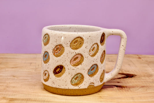 Donut Mug Speckled #100- (12 oz.)