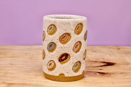 Donut Tumbler Speckled #103- (8 oz.)