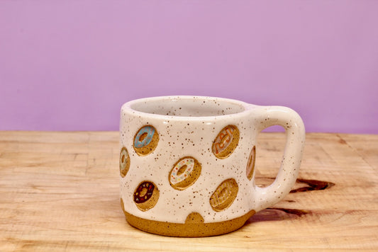 Donut MINI Mug Speckled #104- (6 oz.)