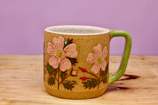 Wild Rose Mug #121- (12 oz.)