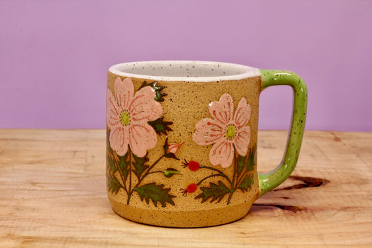 Wild Rose Mug #126- (12 oz.)
