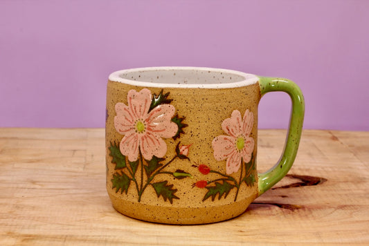 Wild Rose Mug #127- (11 oz.)