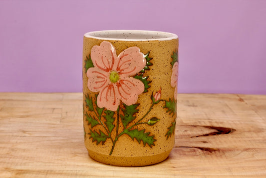 Wild Rose Tumbler #129- (10 oz.)