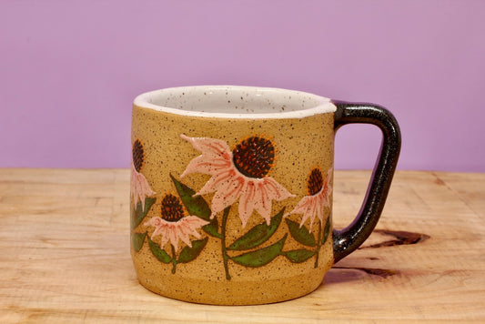 Wildflower Echinacea Mug #135- (12 oz.)