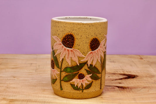 Wildflower Echinacea Tumbler #136- (10 oz.)