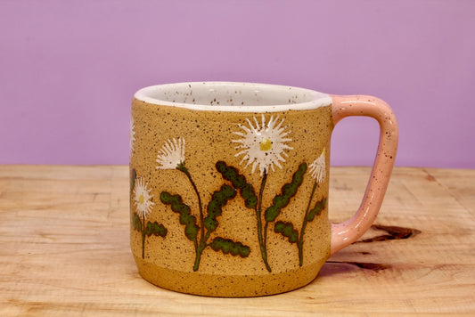 Wildflower Daisy Mug #138- (12 oz.)