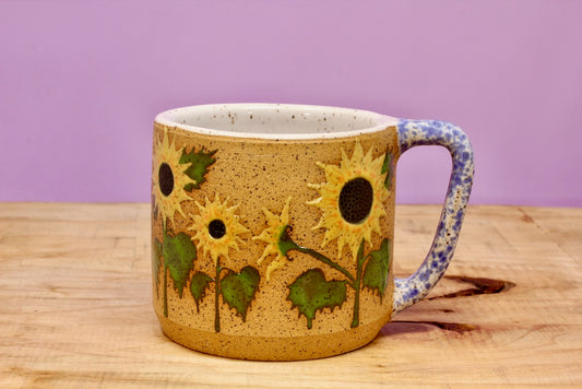 Wildflower Sunflower Mug #155- (11.5 oz.)