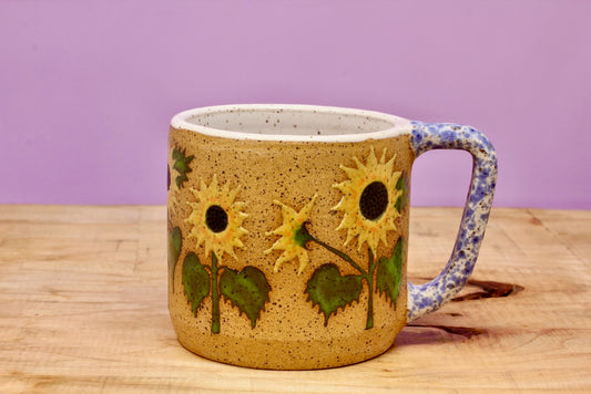 Wildflower Sunflower Mug #156 *SECOND*- (11 oz.)