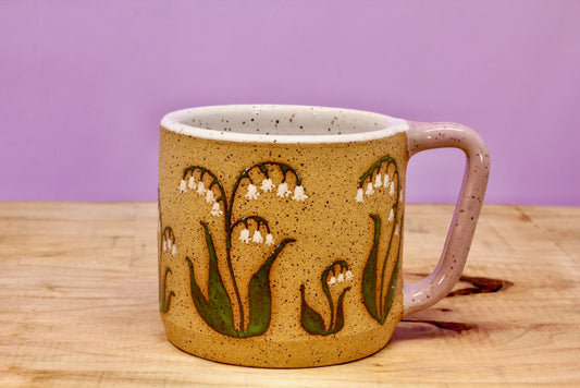 Wildflower Lily of the Valley Mug #163- (11.5 oz.)