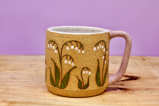 Wildflower Lily of the Valley Mug #164- (11 oz.)