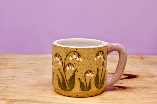 Wildflower Lily of the Valley MINI Mug #165- (6 oz.)