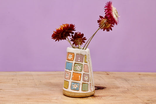 Vase- Flower Block Mini #168