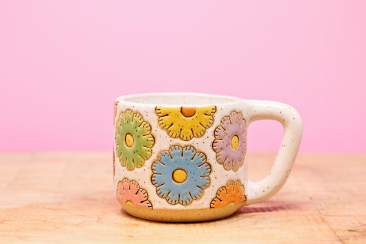 Sugar Cookie Flower MINI Mug #71- (8 oz.)