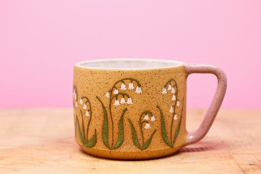 Wildflower Lily of the Valley Mug #124- (13 oz.)