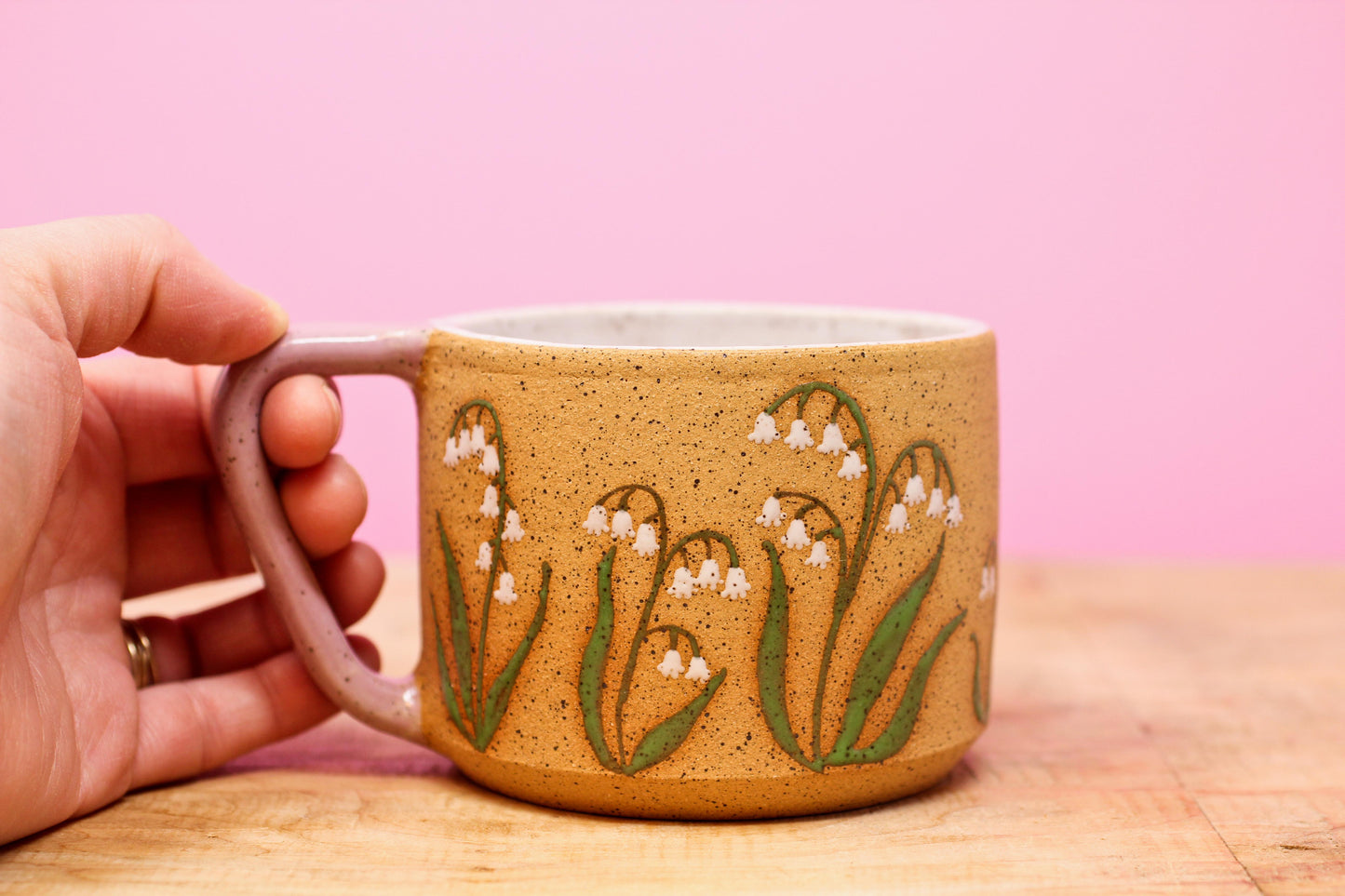 Wildflower Lily of the Valley Mug #124- (13 oz.)