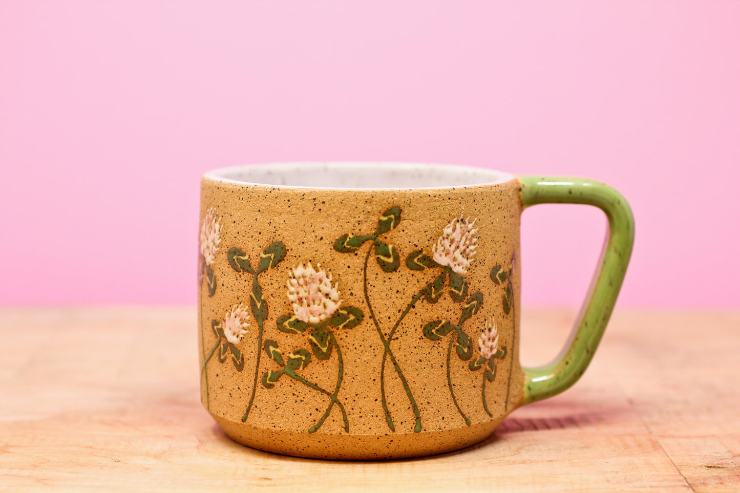 Wildflower Clover Mug #128 (13.5 oz.)