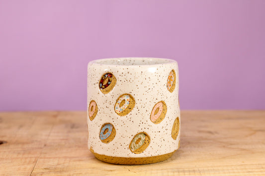 Donut Tumbler Speckled #56- (9.5 oz.)