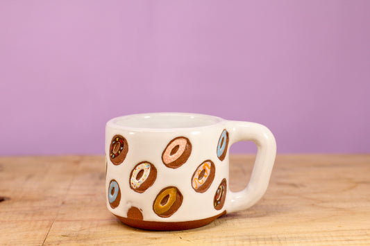 Donut MINI Mug Chocolate #63- (6 oz.)