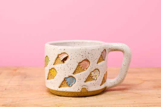 Ice Cream Cone MINI Mug #25- (9.5 oz.)